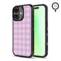 MyBat Design Lab Series MagSafe Case for Apple iPhone 17 - Purple Plaid - MIP17CSLESMSMP483-2.jpg