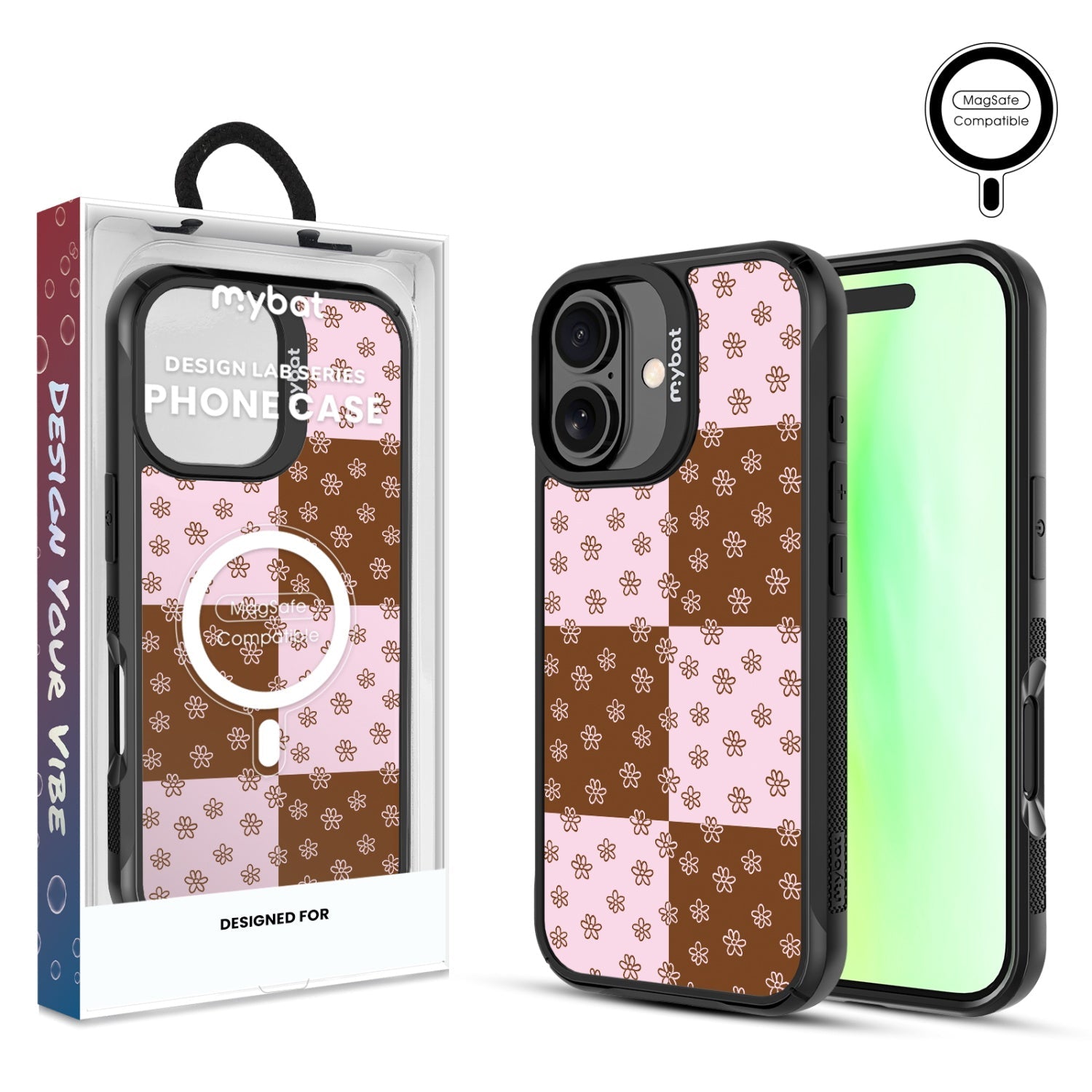 MyBat Design Lab Series MagSafe Case for Apple iPhone 17 - Flower Patches