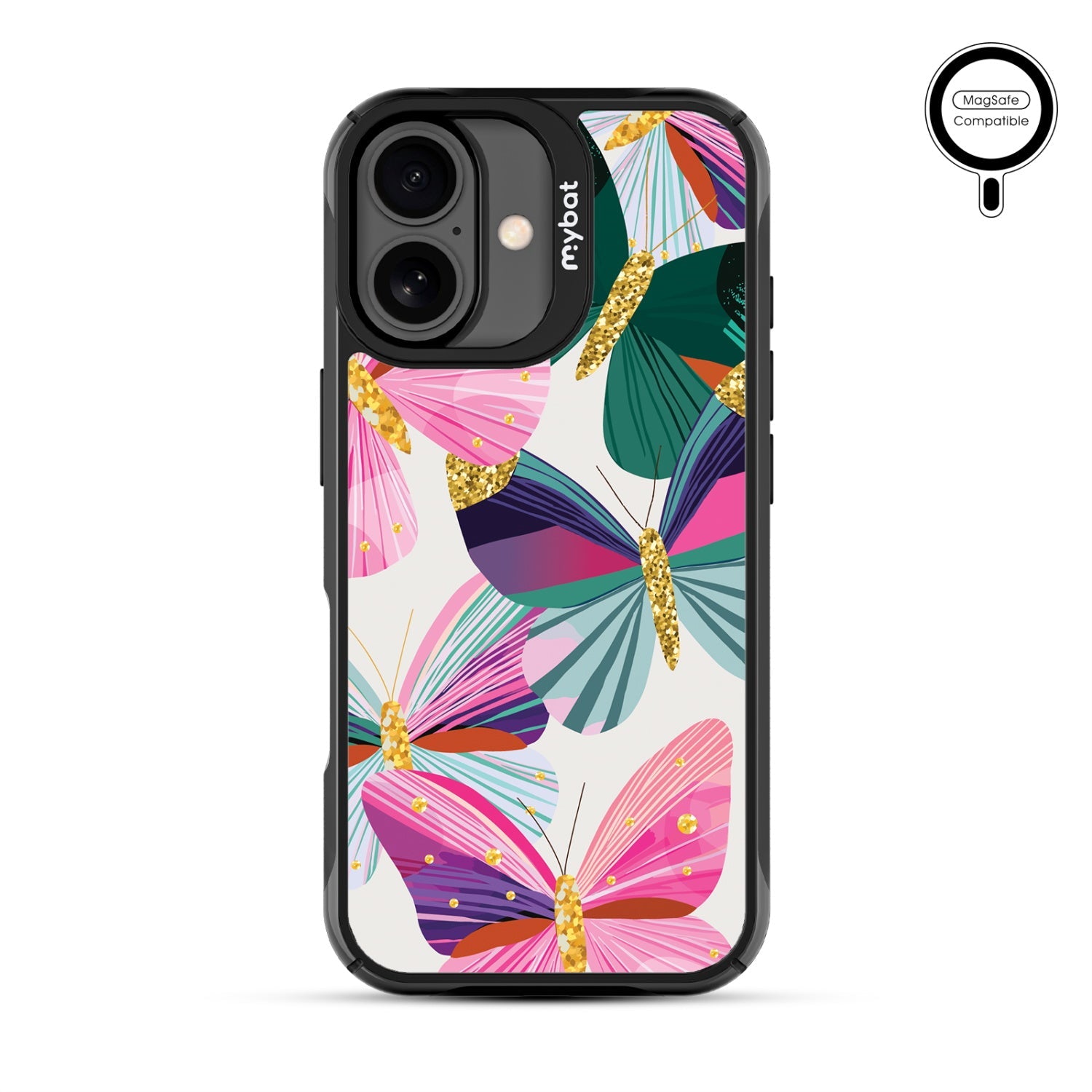 MyBat Design Lab Series MagSafe Case for Apple iPhone 17 - Bright Flutter