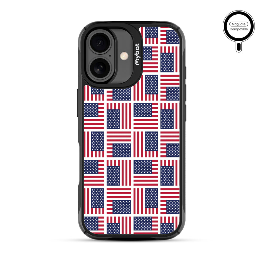 MyBat Design Lab Series MagSafe Case for Apple iPhone 17 – Flag Patchwork - MIP17CSLESMSMP519-2.JPG