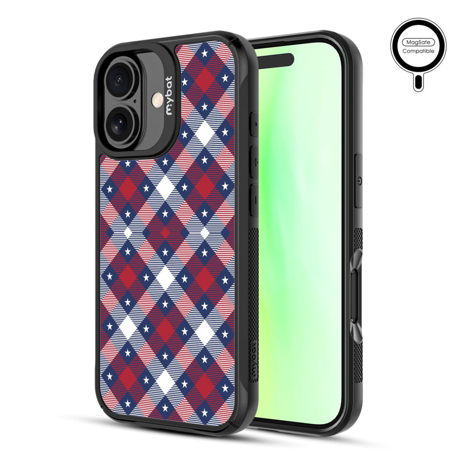 MyBat Design Lab Series MagSafe Case for Apple iPhone 17 – Americana Plaid - MIP17CSLESMSMP523-1.JPG