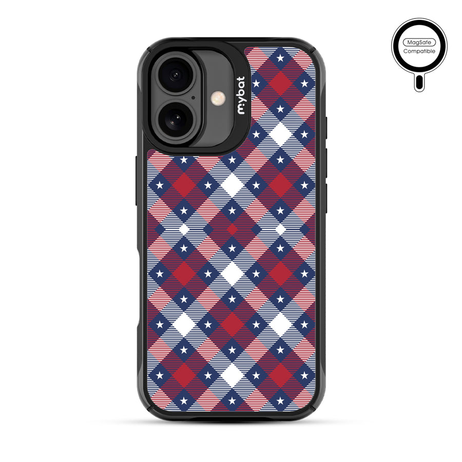 MyBat Design Lab Series MagSafe Case for Apple iPhone 17 – Americana Plaid - MIP17CSLESMSMP523-2.JPG