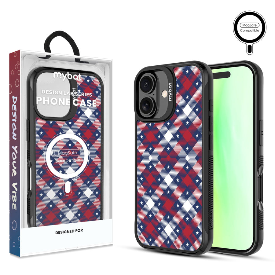 MyBat Design Lab Series MagSafe Case for Apple iPhone 17 – Americana Plaid - MIP17CSLESMSMP523.JPG