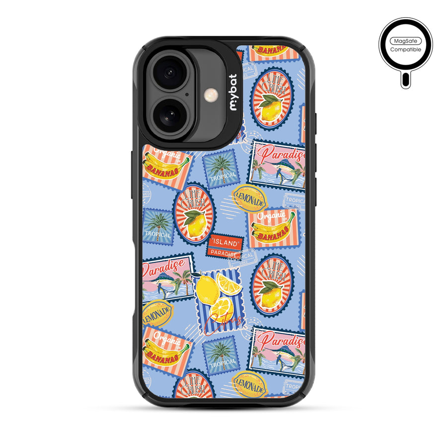 MyBat Design Lab Series MagSafe Case for Apple iPhone 17 – Summer Stamps - MIP17CSLESMSMP537-2.JPG
