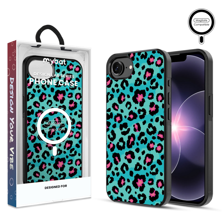 MyBat Phone case w/ MagSafe prints for Apple iPhone 17e / 16e – Multicolor Leopard - MIP17ECSLESMSM004.JPG