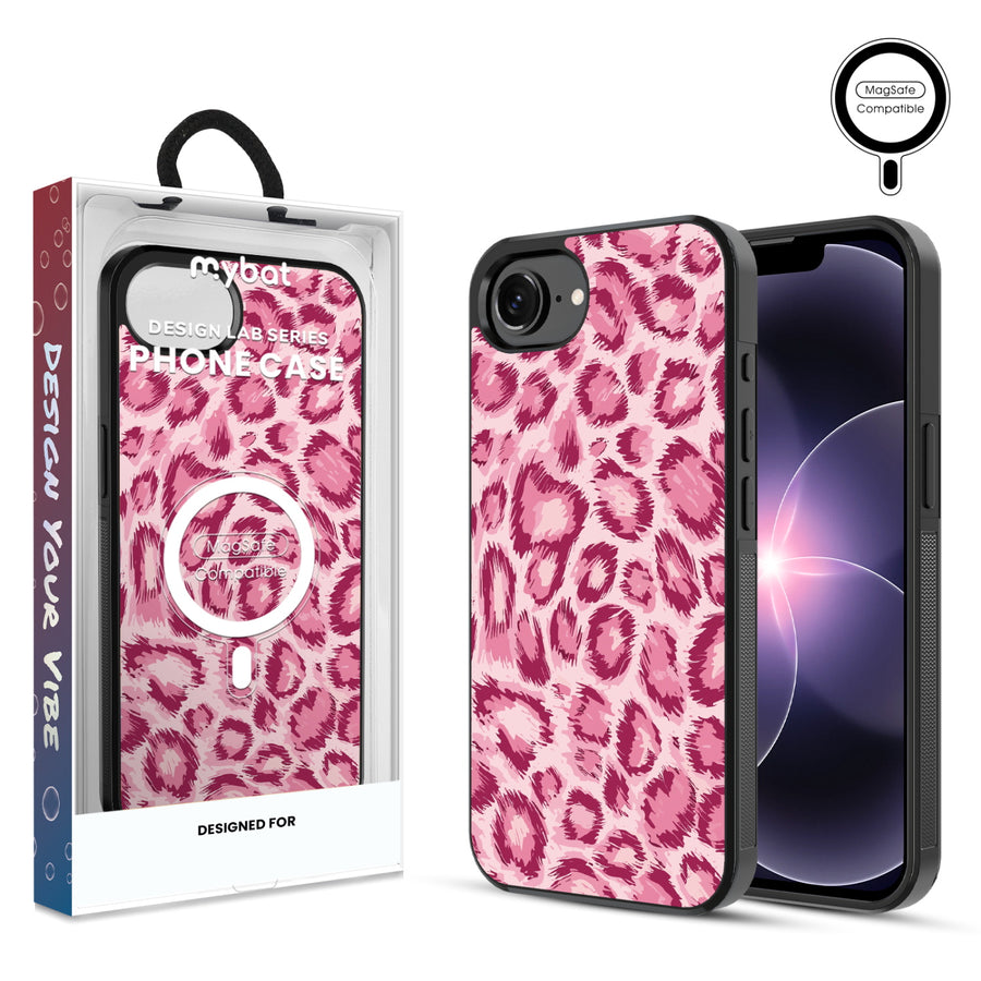 MyBat Phone case w/ MagSafe prints for Apple iPhone 17e / 16e – Pink Leopard Print - MIP17ECSLESMSM007.JPG