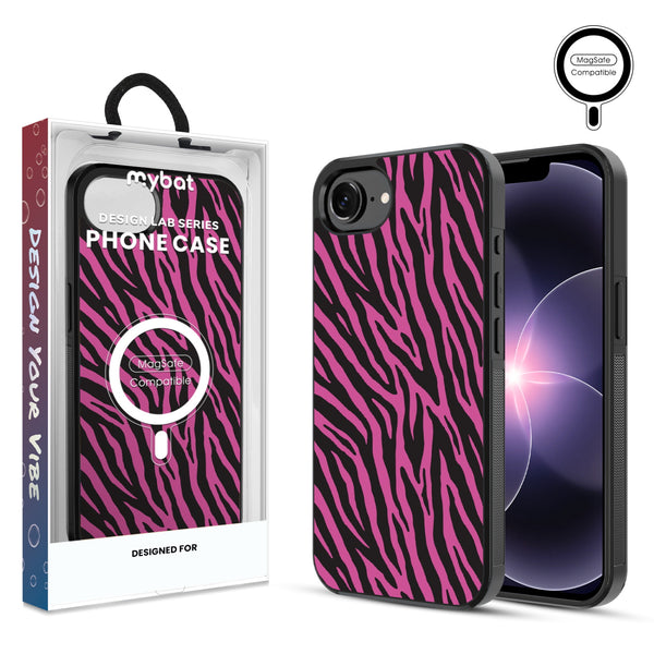 MyBat Phone case w/ MagSafe prints for Apple iPhone 17e / 16e – Pink Zebra Print - MIP17ECSLESMSM010.JPG
