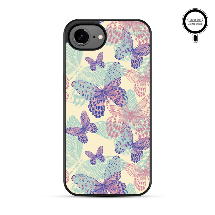 MyBat Phone case w/ MagSafe prints for Apple iPhone 17e / 16e – Butterflies - MIP17ECSLESMSM019-2.JPG