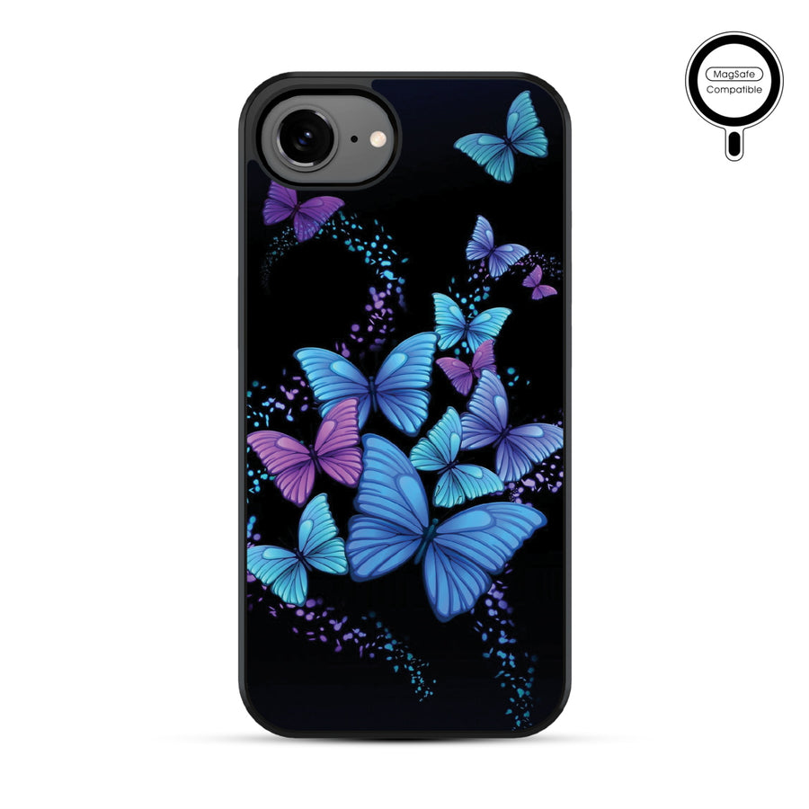 MyBat Phone case w/ MagSafe prints for Apple iPhone 17e / 16e – Butterfly Night - MIP17ECSLESMSM021-2.JPG