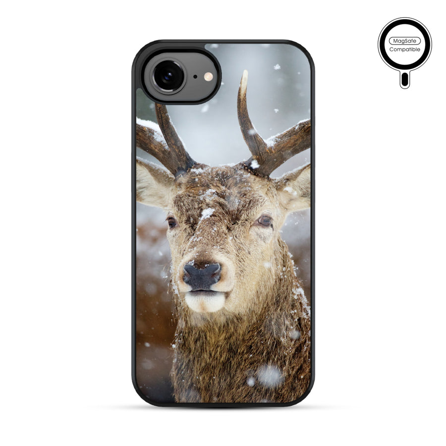 MyBat Phone case w/ MagSafe prints for Apple iPhone 17e / 16e – Deer in Winter - MIP17ECSLESMSM024-2.JPG