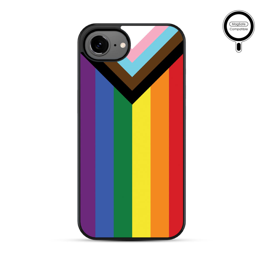 MyBat Phone case w/ MagSafe prints for Apple iPhone 17e / 16e – LGBTQ+ Flag - MIP17ECSLESMSM034-2.JPG
