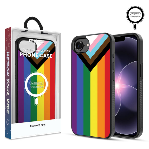MyBat Phone case w/ MagSafe prints for Apple iPhone 17e / 16e – LGBTQ+ Flag - MIP17ECSLESMSM034.JPG