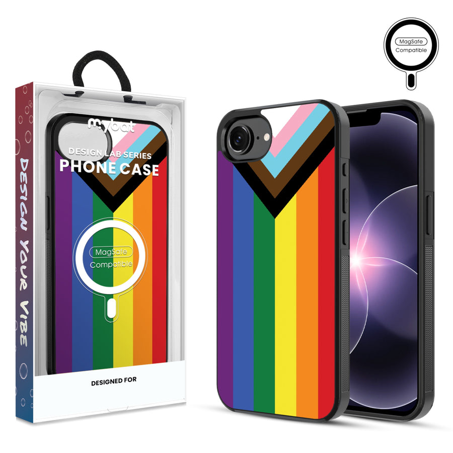MyBat Phone case w/ MagSafe prints for Apple iPhone 17e / 16e – LGBTQ+ Flag - MIP17ECSLESMSM034.JPG