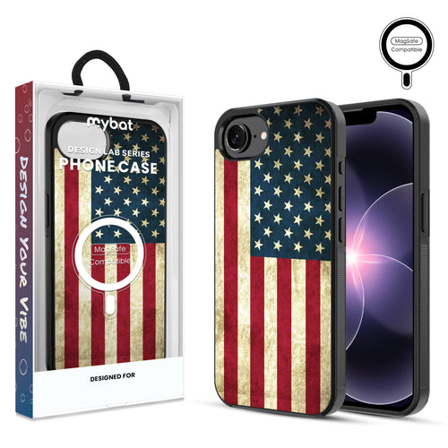 MyBat Phone case w/ MagSafe prints for Apple iPhone 17e / 16e – American Flag - MIP17ECSLESMSM043.JPG