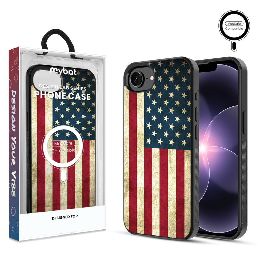 MyBat Phone case w/ MagSafe prints for Apple iPhone 17e / 16e – American Flag - MIP17ECSLESMSM043.JPG