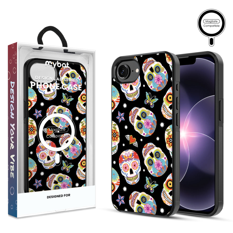 MyBat Phone case w/ MagSafe prints for Apple iPhone 17e / 16e – Day of the Dead - MIP17ECSLESMSM056.JPG