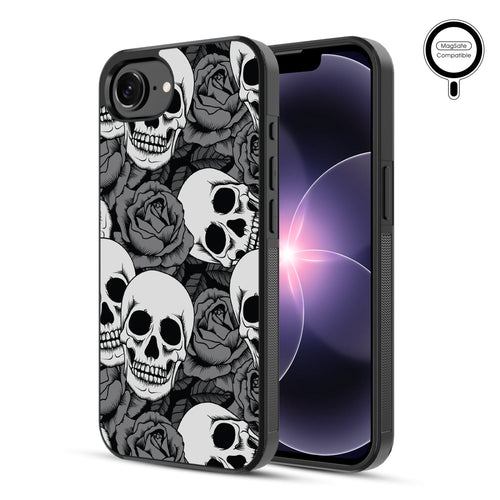 MyBat Phone case w/ MagSafe prints for Apple iPhone 17e / 16e – Skull Garden - MIP17ECSLESMSM081-1.JPG