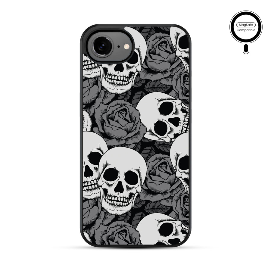 MyBat Phone case w/ MagSafe prints for Apple iPhone 17e / 16e – Skull Garden - MIP17ECSLESMSM081-2.JPG