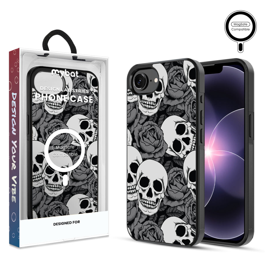 MyBat Phone case w/ MagSafe prints for Apple iPhone 17e / 16e – Skull Garden - MIP17ECSLESMSM081.JPG