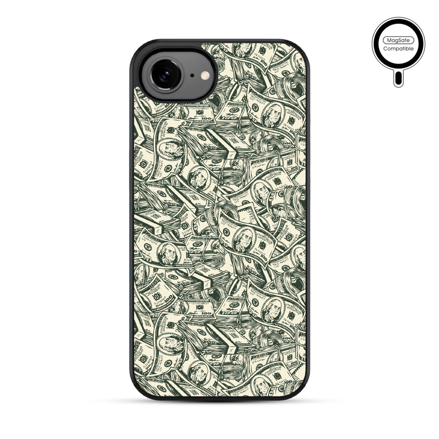 MyBat Phone case w/ MagSafe prints for Apple iPhone 17e / 16e – Money Stack - MIP17ECSLESMSM082-2.JPG