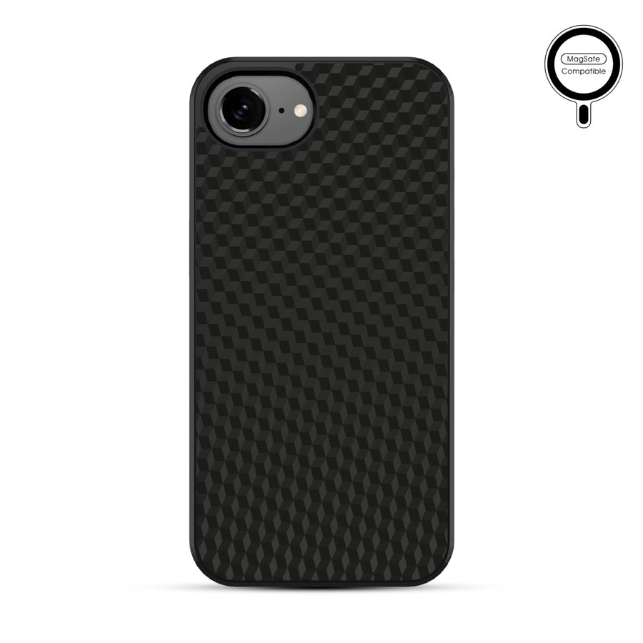 MyBat Phone case w/ MagSafe prints for Apple iPhone 17e / 16e – Carbon Fiber - MIP17ECSLESMSM083-2.JPG