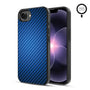 MyBat Phone case w/ MagSafe prints for Apple iPhone 17e / 16e – Blue Carbon Fiber - MIP17ECSLESMSM084-1.JPG