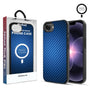 MyBat Phone case w/ MagSafe prints for Apple iPhone 17e / 16e – Blue Carbon Fiber - MIP17ECSLESMSM084.JPG