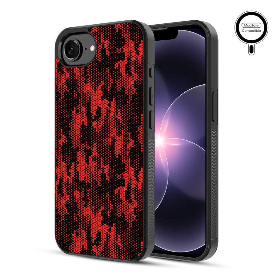 MyBat Phone case w/ MagSafe prints for Apple iPhone 17e / 16e – Red Digital Camouflage - MIP17ECSLESMSM086-1.JPG