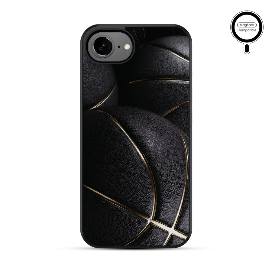 MyBat Phone case w/ MagSafe prints for Apple iPhone 17e / 16e – Black Basketballs - MIP17ECSLESMSM090-2.JPG