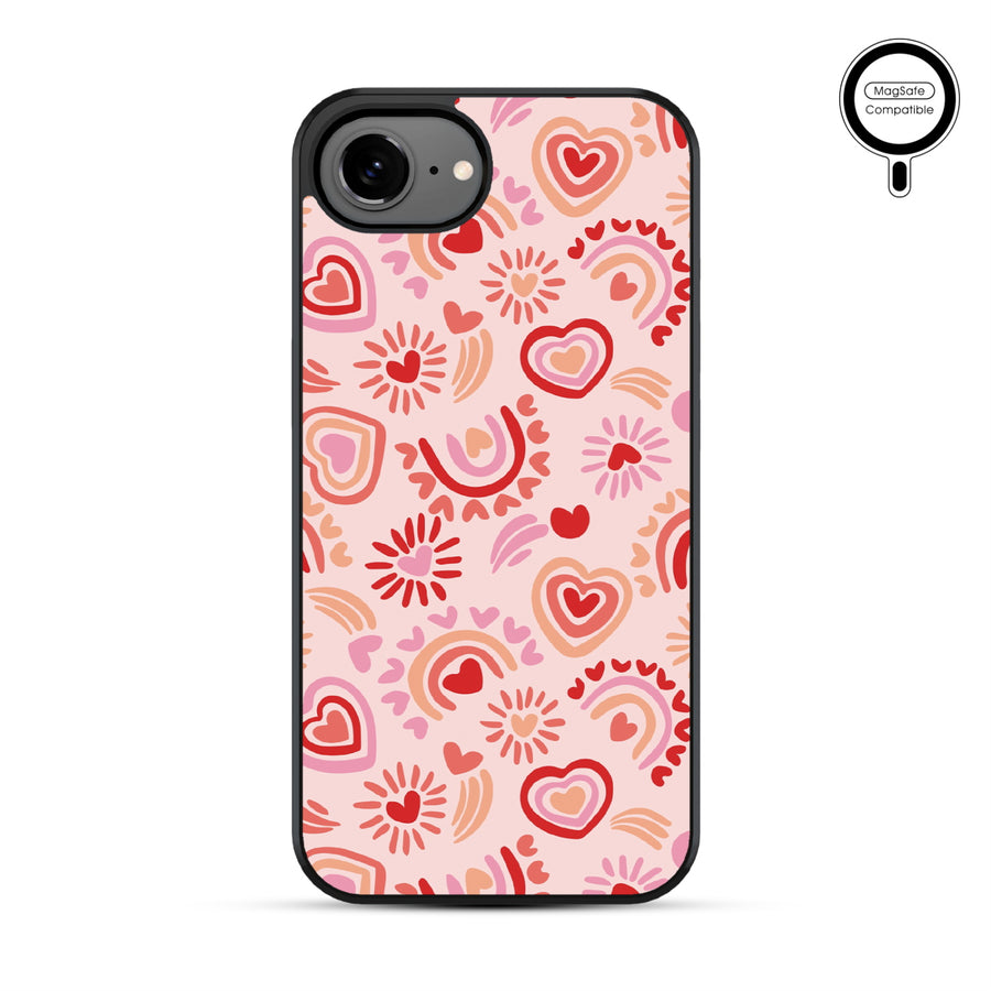 MyBat Phone case w/ MagSafe prints for Apple iPhone 17e / 16e – Beaming Love - MIP17ECSLESMSM095-2.JPG