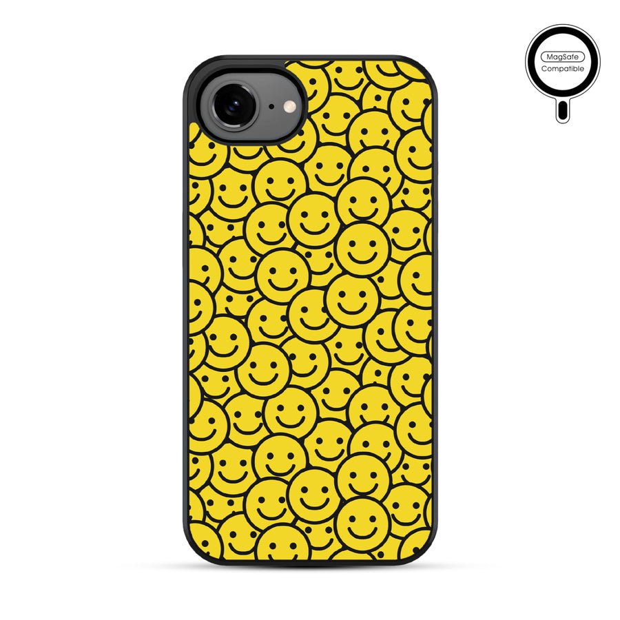 MyBat Phone case w/ MagSafe prints for Apple iPhone 17e / 16e – Smiley Faces - MIP17ECSLESMSM097-2.JPG