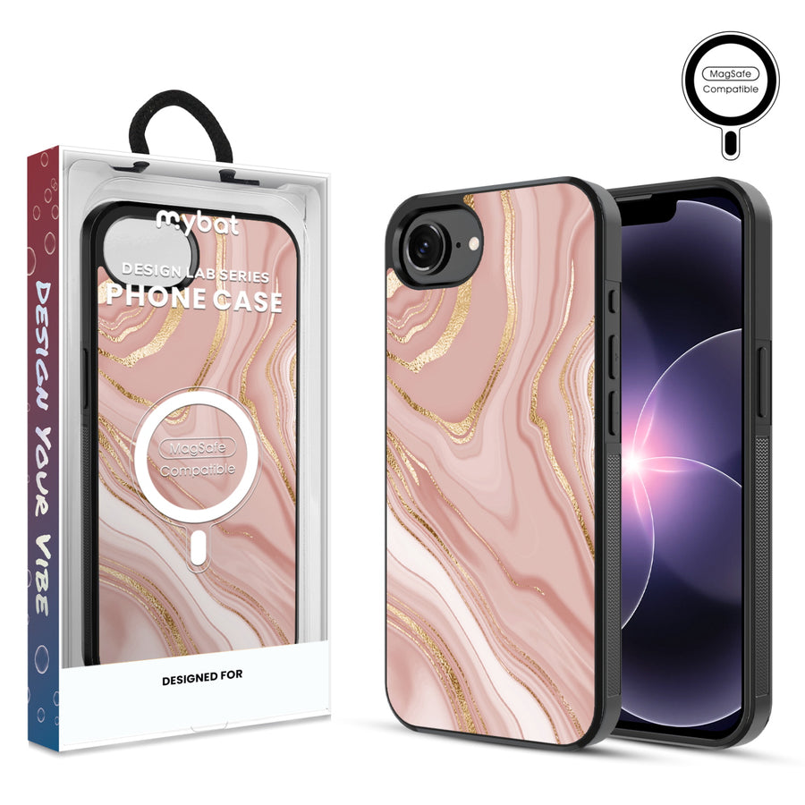 MyBat Phone case w/ MagSafe prints for Apple iPhone 17e / 16e – Pink Marble - MIP17ECSLESMSM107.JPG