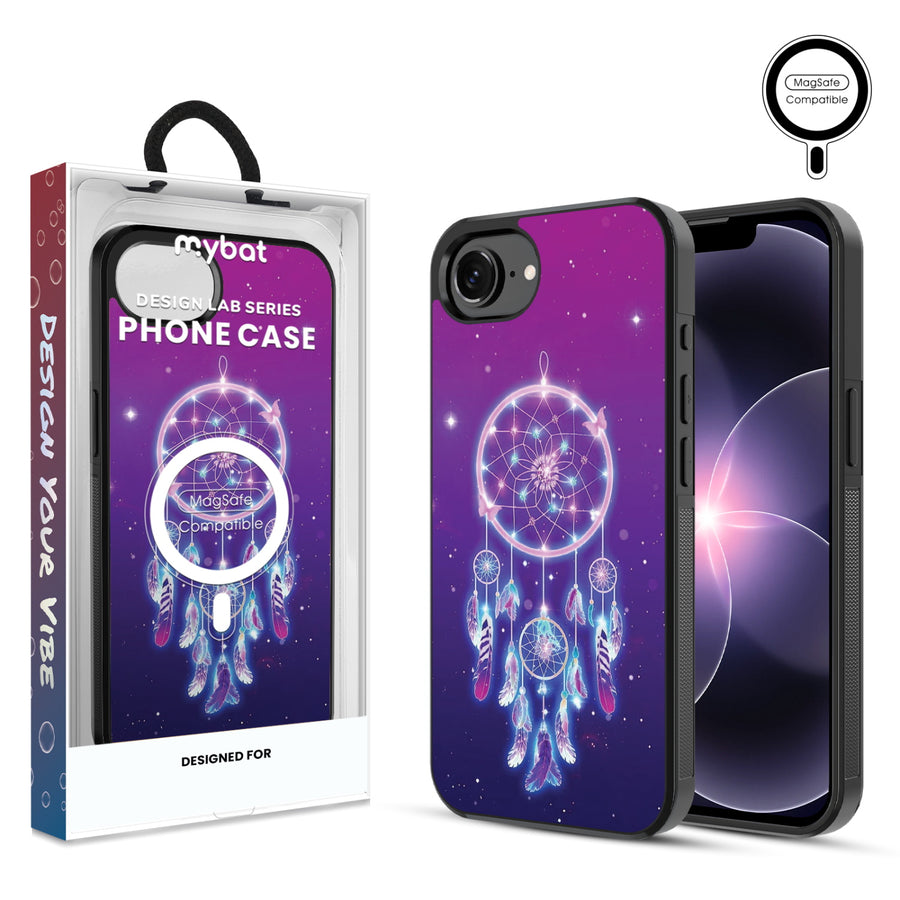 MyBat Phone case w/ MagSafe prints for Apple iPhone 17e / 16e – Neon Dreamcatcher - MIP17ECSLESMSM114.JPG