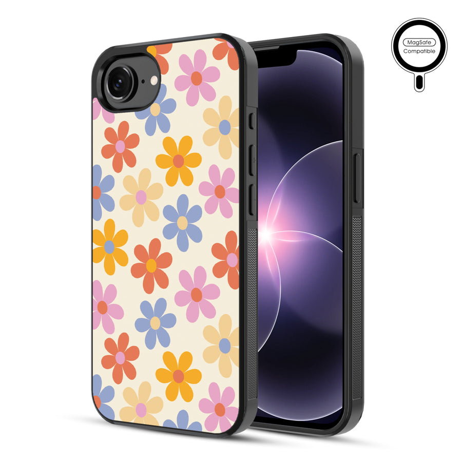 MyBat Phone case w/ MagSafe prints for Apple iPhone 17e / 16e – Retro Daisies - MIP17ECSLESMSM137-1.JPG