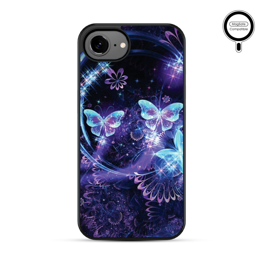 MyBat Phone case w/ MagSafe prints for Apple iPhone 17e / 16e – Butterfly Magic - MIP17ECSLESMSM164-2.JPG