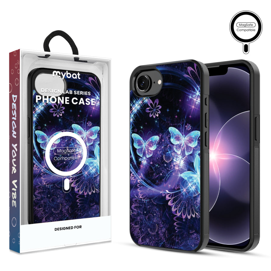 MyBat Phone case w/ MagSafe prints for Apple iPhone 17e / 16e – Butterfly Magic - MIP17ECSLESMSM164.JPG