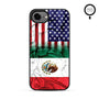 MyBat Phone case w/ MagSafe prints for Apple iPhone 17e / 16e – Mexican-American Flag - MIP17ECSLESMSM168-2.JPG