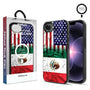 MyBat Phone case w/ MagSafe prints for Apple iPhone 17e / 16e – Mexican-American Flag - MIP17ECSLESMSM168.JPG