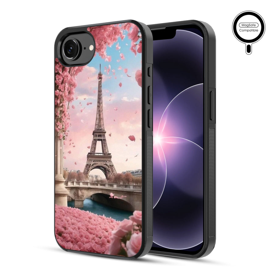 MyBat Phone case w/ MagSafe prints for Apple iPhone 17e / 16e – Paris In Bloom - MIP17ECSLESMSM183-1.JPG