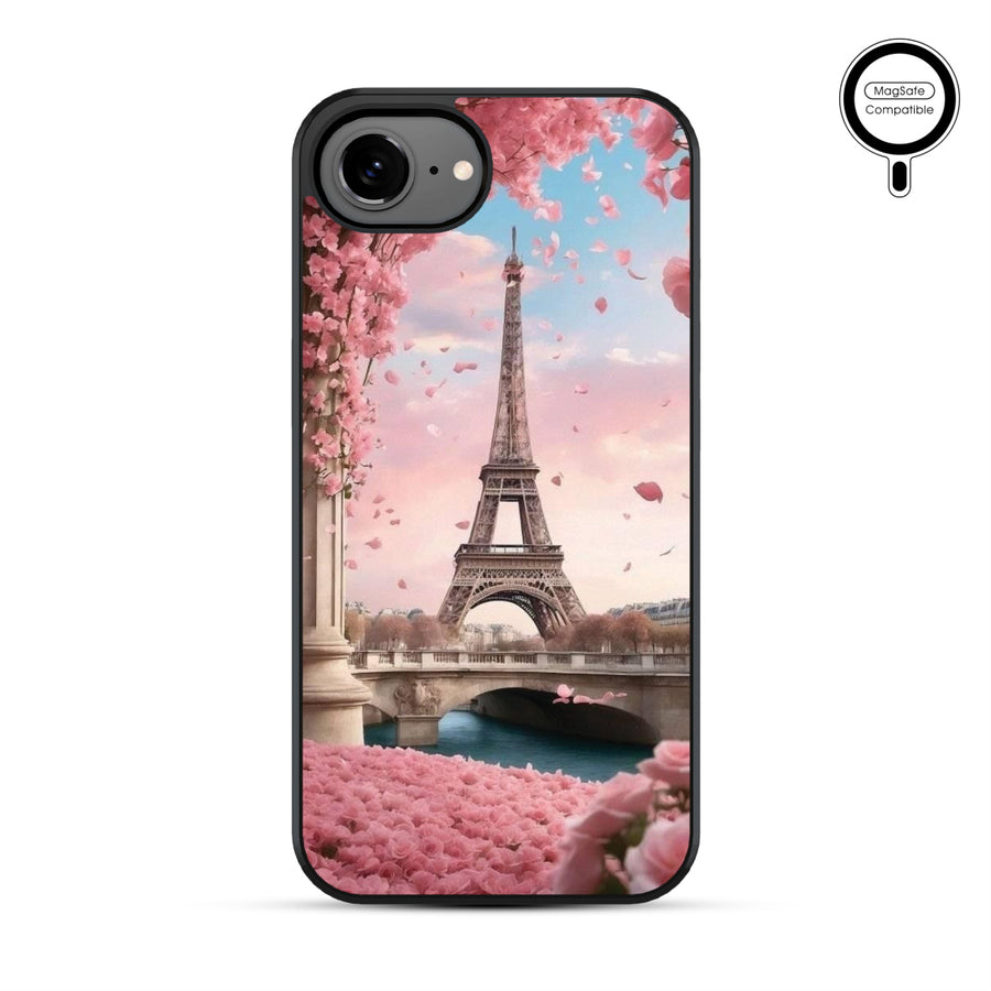 MyBat Phone case w/ MagSafe prints for Apple iPhone 17e / 16e – Paris In Bloom - MIP17ECSLESMSM183-2.JPG