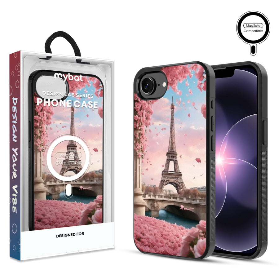 MyBat Phone case w/ MagSafe prints for Apple iPhone 17e / 16e – Paris In Bloom - MIP17ECSLESMSM183.JPG