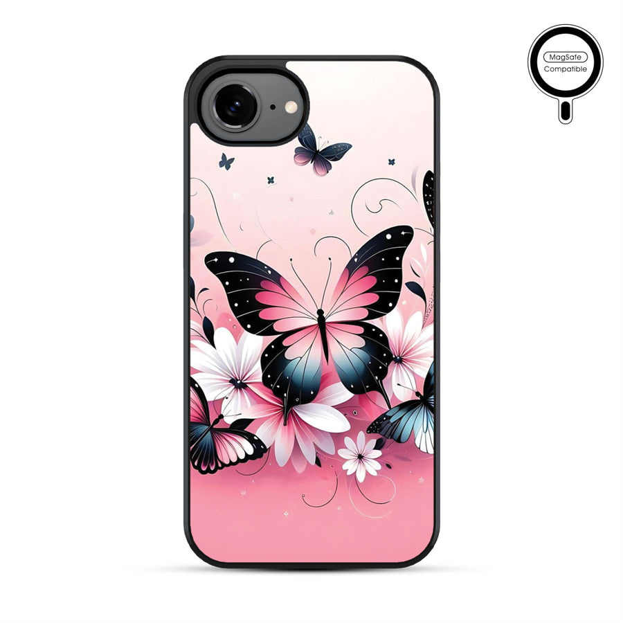 MyBat Phone case w/ MagSafe prints for Apple iPhone 17e / 16e – Butterfly Bouquet - MIP17ECSLESMSM184-2.JPG