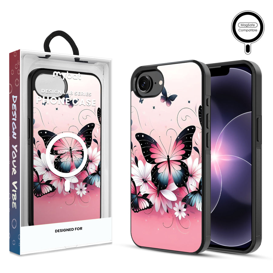 MyBat Phone case w/ MagSafe prints for Apple iPhone 17e / 16e – Butterfly Bouquet - MIP17ECSLESMSM184.JPG