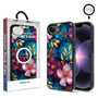 MyBat Phone case w/ MagSafe prints for Apple iPhone 17e / 16e – Gilded Petals - MIP17ECSLESMSM188.JPG