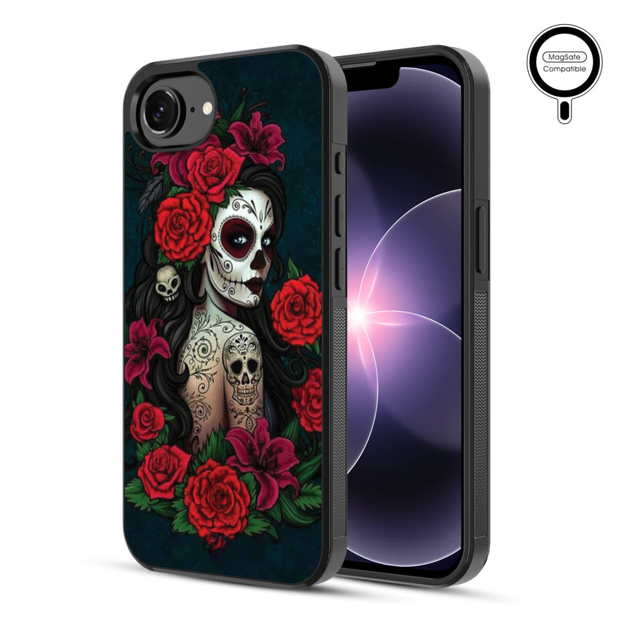 MyBat Phone case w/ MagSafe prints for Apple iPhone 17e / 16e – Lady Of The Dead - MIP17ECSLESMSM189-1.JPG