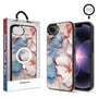 MyBat Phone case w/ MagSafe prints for Apple iPhone 17e / 16e – Petal Veins - MIP17ECSLESMSM214.JPG