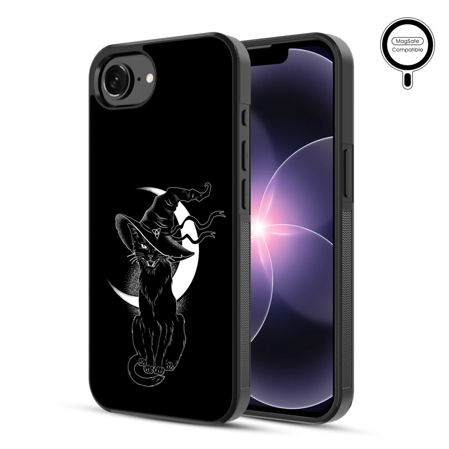 MyBat Phone case w/ MagSafe prints for Apple iPhone 17e / 16e – Black Cat Magic - MIP17ECSLESMSM223-1.JPG