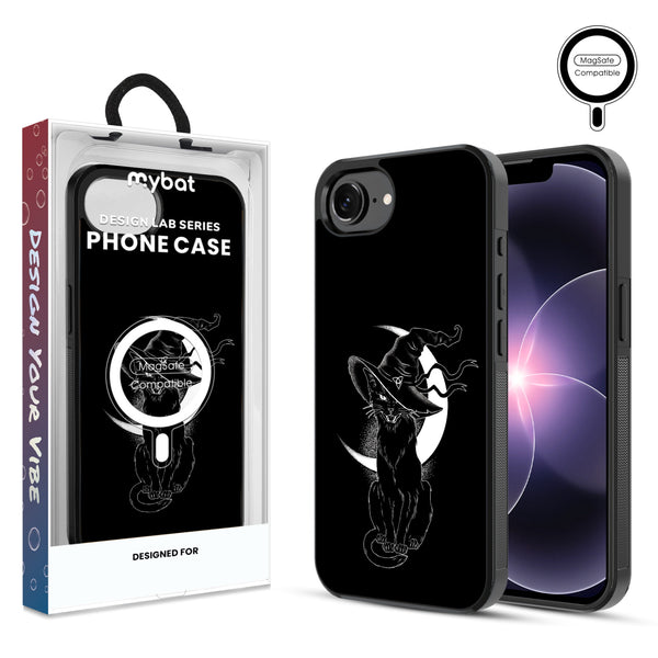 MyBat Phone case w/ MagSafe prints for Apple iPhone 17e / 16e – Black Cat Magic - MIP17ECSLESMSM223.JPG