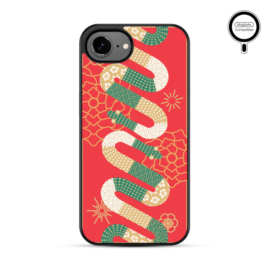 MyBat Phone case w/ MagSafe prints for Apple iPhone 17e / 16e – Year of the Snake - MIP17ECSLESMSM315-2.JPG