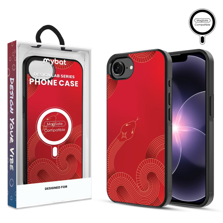 MyBat Phone case w/ MagSafe prints for Apple iPhone 17e / 16e – Slithering into a New Year - MIP17ECSLESMSM316.JPG